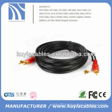 3.5mm to 2rca male to male av audio cable 3M